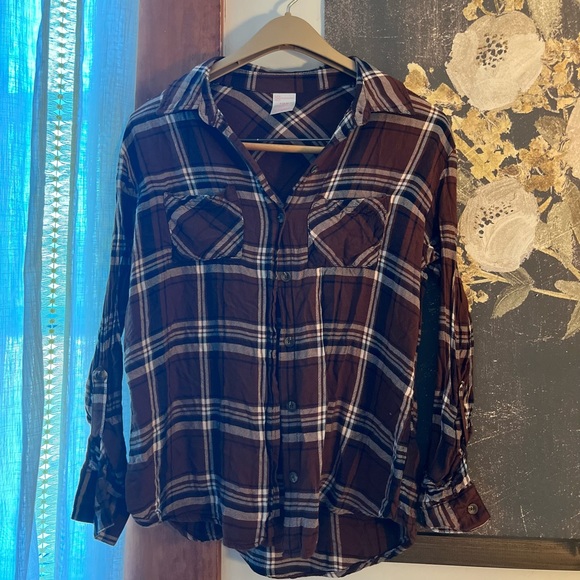 Brown flannel - Picture 1 of 2